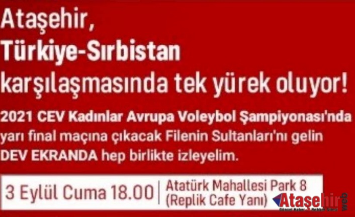 ATAŞEHİR, AVRUPA KADINLAR VOLEYBOL ŞAMPİYONASI’NDA TEK YÜREK