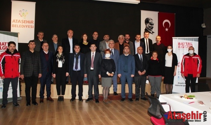 Ataşehir Belediyesi mahalle muhtarlarıyla bir araya geldi