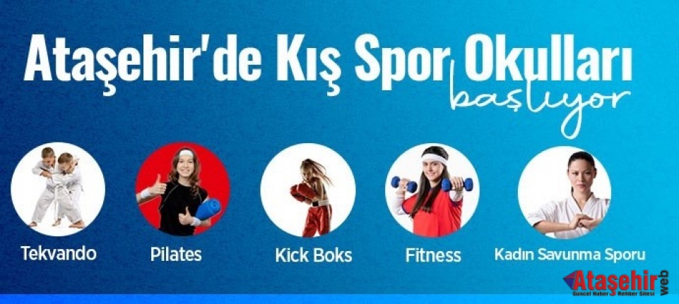 ATAŞEHİR'DE KIŞ SPOR OKULLARINA KAYITLAR BAŞLIYOR