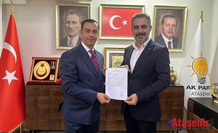 Mükail Bektaş AK Parti Ataşehir Belediye Başkan aday adayı başvurusunu yaptı.
