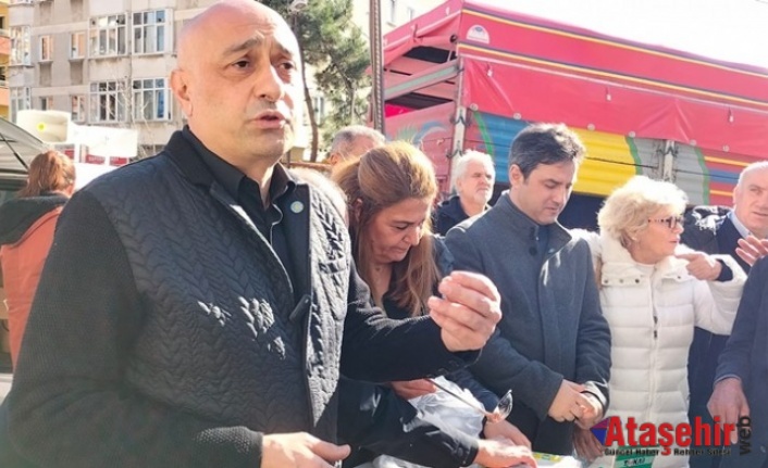 Başkan Adayı Ali Coşkun ve İYİ Parti Ataşehir 6 Şubat depremini unutmadı