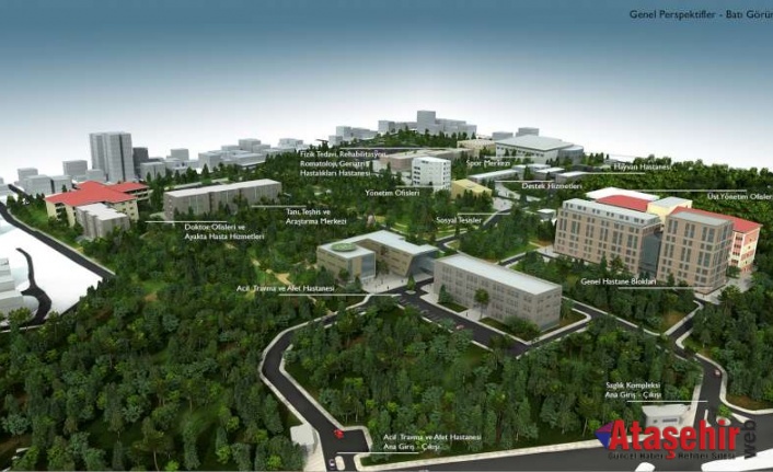 Ataşehir’e Bin 200 yataklı Şehir Hastanesi yapılacak