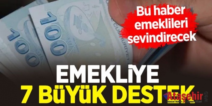 Emekliye yeni destek geliyor