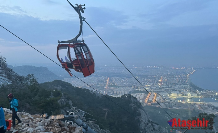 Antalya'daki teleferik faciası böyle gelmiş