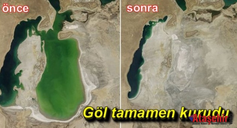 Bir zamanlar dünyanın 4. Büyük gölüydü Aral gölü.