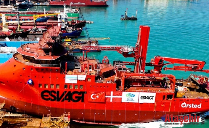 Dünyanın ilk yeşil yakıt teknolojisi  çalışan gemisi NB1094 ESVAGT denizle buluştu!