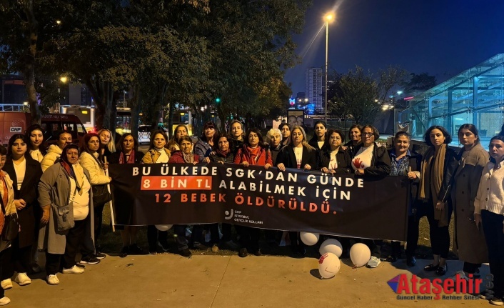 CHP Ataşehir'den bebek ölümleri ve çeteleşmeye karşı Basın Açıklaması