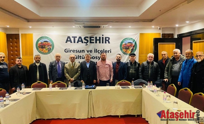 Ataşehir'de Giresun ve İlçeleri Kültür Dayanışma Derneği kuruldu