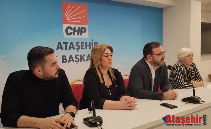 CHP Ataşehir’den Eğitim Öğretim Yılının ikinci yarısı için, basın açıklaması