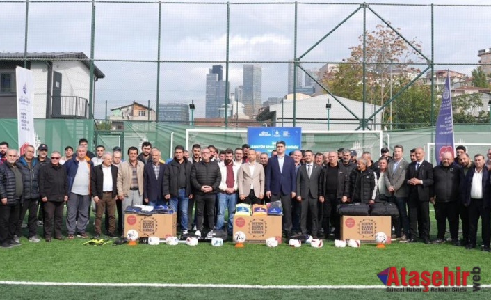 Ataşehir’de Gençliğe Spor Desteği: 23 Kulübe Malzeme Dağıtıldı