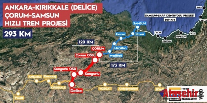 Ankara-Samsun Hızlı Demiryolu’nda %30 İlerleme sağlandı