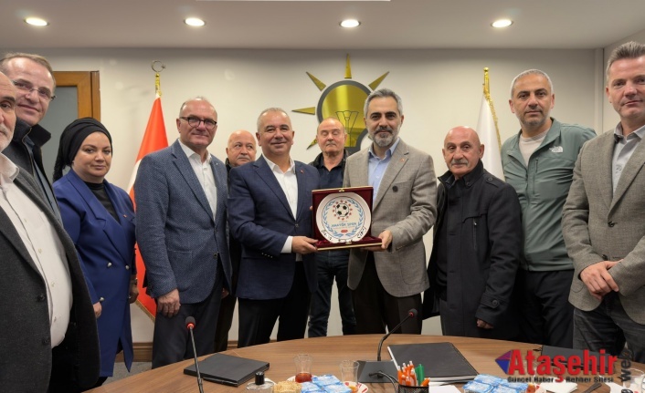 Ataşehir Amatör Spor Kulüpleri Birliği’nden Ak Parti Ataşehir​​​​​​​ İlçe Başkanlığına Ziyaret