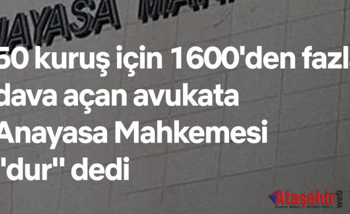 AYM’den Avukata Disiplin Cezası: Bireysel Başvuru Hakkı Kötüye Kullanıldı