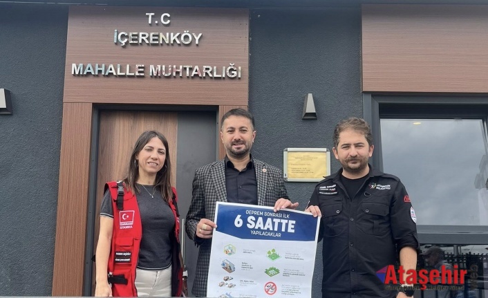 İçerenköy’de Afet Bilinci Seferberliği: Gönüllülerle El Ele