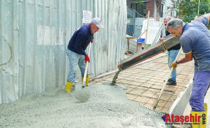 Kadıköy’de Yayalara Öncelik: Beton Kaplama Uygulaması Başladı