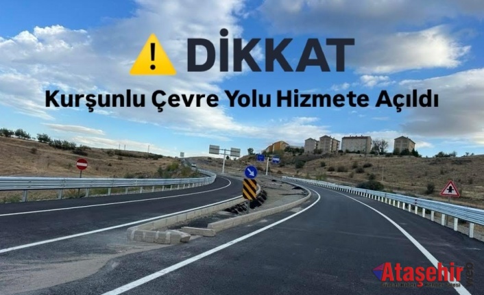 Çankırı Kurşunlu-Korgun Çevre Yolu Hizmete Açıldı: D-100’e Bağlantı Sağlandı