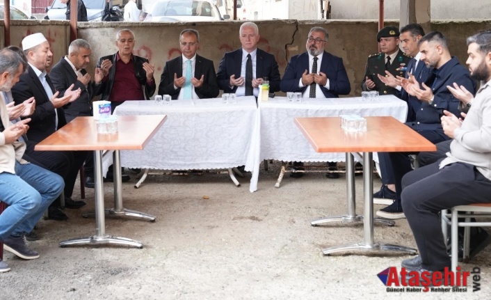 Vali Davut Gül’den Gazimiz Hüseyin Delen’in Ailesine Taziye Ziyareti 