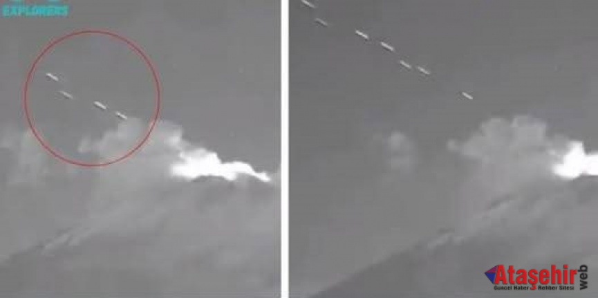 Volkanın Ağzından Fışkıran UFO’lar: Gizemli Portal Şaşkınlık Yarattı