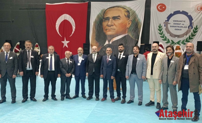 Ümraniye Esnaf Sanatkârlar Odası 16. Seçimli Genel Kurulunda Mehmet Özdil ile Yola Devam Kararı