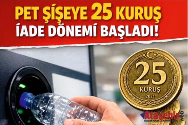 PET Şişe Başına 25 Kuruş İade Dönemi Resmen Başladı!