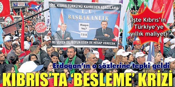 KKTC’de ‘Besleme’ krizi! 