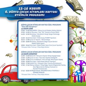 6. Dünya Çocuk Kitapları Haftası Etkinlikleri, Neomarin Çocuk Kültür Merkezi’nde!