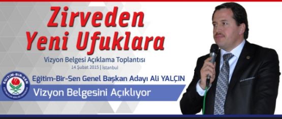 Ali Yalçın Vizyon Belgesini Açıklıyor
