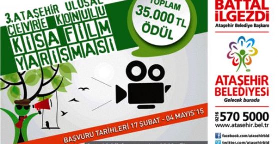 Ataşehir'de Çevre Konulu Kısa Film Yarışması
