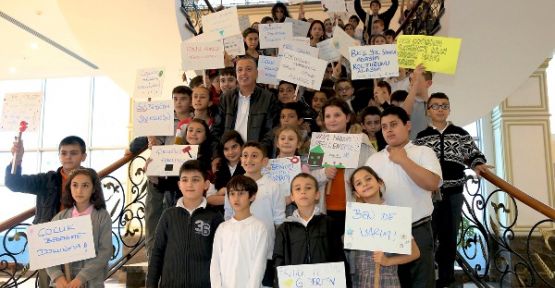 Ataşehirli çocuklardan  “occupy belediye” eylemi