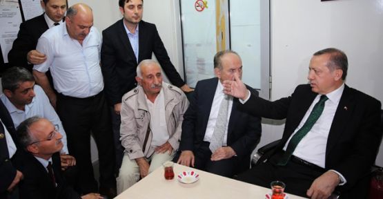 Başbakan Erdoğan'dan taksicilere ziyaret