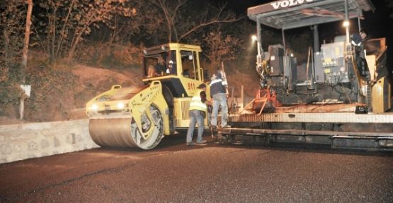 Beykoz’un Yolları Karış Karış Asfaltlanıyor