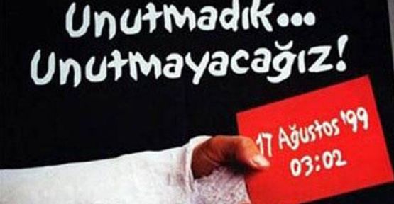 Büyük Marmara depremi'nin yıl dönümü