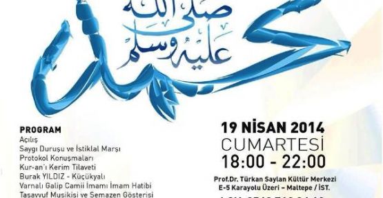 ÇANDEF'den Kutlu Doğum Haftası Etkinliği