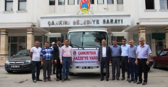 Çankırı'dan  Gazze  Yardımları Yola Çıktı