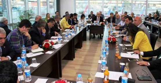 CHP 1 Bölge Milletvekili Adayları, İlçe başkanları, SKM yöneticileriyle  buluştu