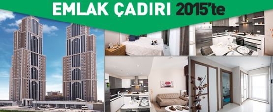 Emlak Çadırında daireler kullanıma hazır ve 99 Bin TL...