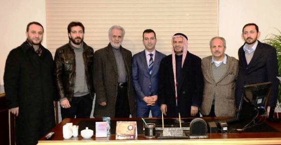 FİLİSTİNLİ HEYET, NİYAZİ KARAKOÇ’U ZİYARET ETTİ