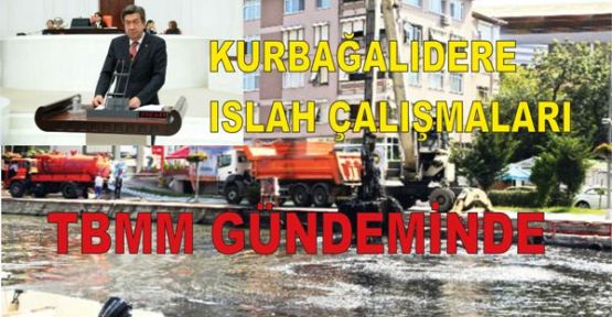  KURBAĞALIDERE ISLAH ÇALIŞMALARI TBMM GÜNDEMİNDE