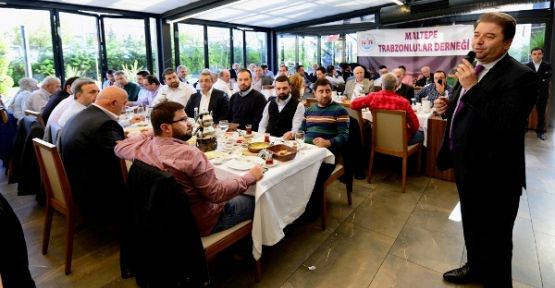 Maltepe Belediye Başkanı Ali Kılıç,, Trabzonlularla buluştu