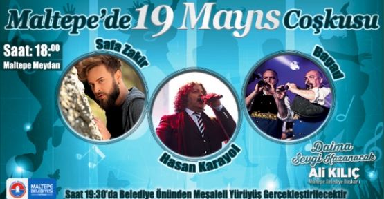MALTEPE’DE 19 MAYIS COŞKUSU