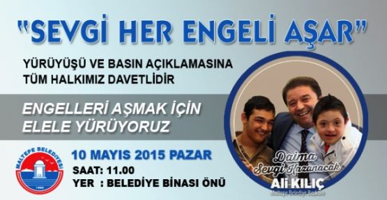 Maltepe'de Beyaz bastonlarla yürüyecekler