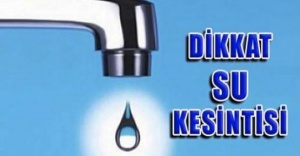 İstanbul'da 14 saat su kesintisi