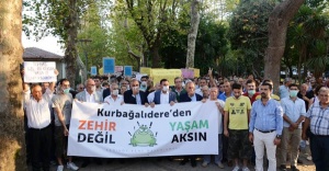 KADIKÖYLÜLER KURBAĞALIDERE İÇİN YÜRÜDÜ