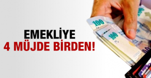 Başbakan Davutoğlu'ndan Emekliye 4 müjde