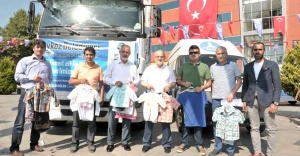Beykoz'dan Suriye'ye 2. Tır dolusu yardım