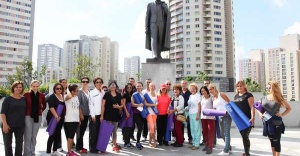 Ataşehir Parklarında Yoga Eğitimi
