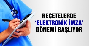 Reçetede e-imza dönemi 1 Ocak'ta başlıyor