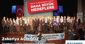 Zekeriya Açıkgöz, ÇANDEF Genel Başkanlığı’na adaylığını açıkladı.