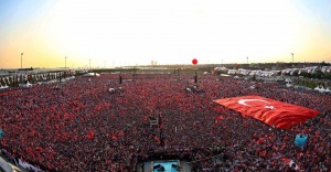 Yenikapı Demokrasi ve Şehitler mitingine kaç kişi katıldı?