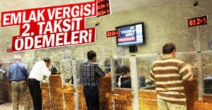 Emlak Vergisi ikinci taksit ödemeleri başlıyor